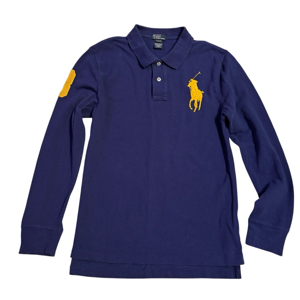 Polo by Ralph Lauren Kids Navy Long Sleeve Polo Shirt
